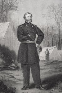 Porträtt av general George Henry Thomas (1816-70)