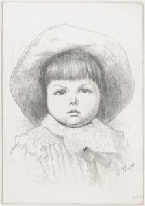 Porträtt av ett barn Cyril Nast, efter 1879., efter 1879. av Thomas Nast