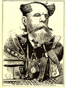 Det brittiska lejonet i Amerika, 1867-68 av Thomas Nast