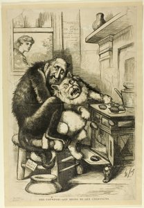 Kattens tass, vad som helst för att få kastanjer av Thomas Nast