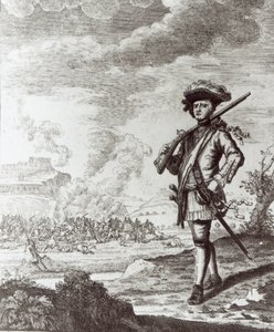 Kapten Henry Morgan vid plundringen av Panama 1671, c.1734 av Thomas Nicholls