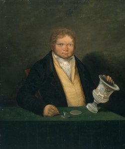 Självporträtt (ca 1810-1820) (olja på pannå) av Thomas Pardoe