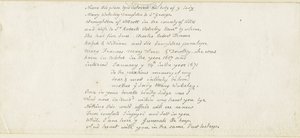 Colwich - Wolseley Monument inskrift: penna, nd [1839] (manuskript) av Thomas Peploe Wood