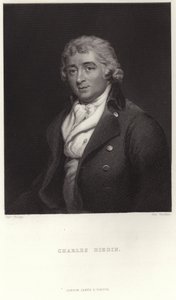 Porträtt av Charles Dibdin av Thomas Phillips