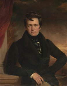 Porträtt av Charles Frederick Schlaberg, London, 1827 av Thomas Phillips