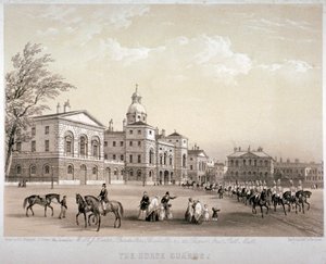 Horse Guards, Westminster, London, 1851 av Thomas Picken