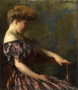 En blommig klänning, 1906.
