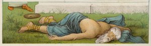 Akrisios död (färg litho)