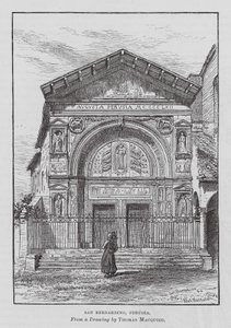 San Bernardino, Perugia (gravyr) av Thomas Robert Macquoid