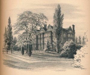 Exteriör av Kew Palace, 1902