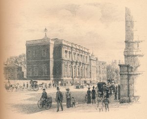 Exteriör av bankettsalen, Whitehall Palace, 1902 av Thomas Robert Way
