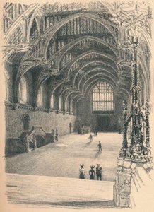 Interiör av Westminster Hall, Westminster Palace, 1902