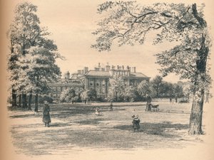 South Front of Kensington Palace, 1902 av Thomas Robert Way