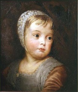 King James II som barn, efter Van Dyck av Thomas Robson