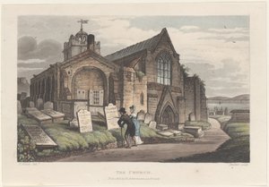 The Church, from Poetical Sketches of Scarborough, 1813., 1813. Skapare: Thomas Rowlandson, Joseph Constantine Stadler, J. Bluck.