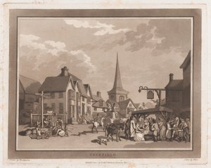 Cuckfield An Excursion to Brighthelmstone, 1 juni 1790., 1 juni 1790. Skapare: Thomas Rowlandson, Samuel Alken.