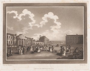 The Steine An Excursion to Brighthelmstone, 1 juni 1790., 1 juni 1790. Skapare: Thomas Rowlandson, Samuel Alken.