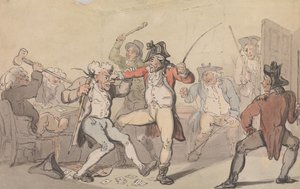 Ett svart ben har upptäckts som släpper ut kort av Thomas Rowlandson