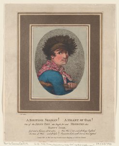 En brittisk sjöman! A Heart of Oak!, 15 november 1801., 15 november 1801. av Thomas Rowlandson