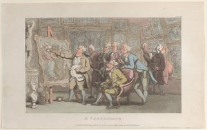 A Connoisseur, från The Vicar of Wakefield, maj 1817, maj 1817. av Thomas Rowlandson