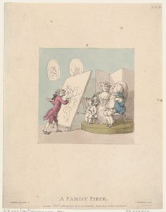 A Family Piece, 1 mars 1803., 1 mars 1803. av Thomas Rowlandson