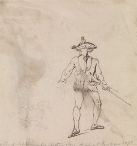 En fransk adelsman ute på jakt av Thomas Rowlandson