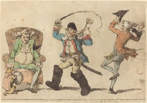 En fransman i november av Thomas Rowlandson