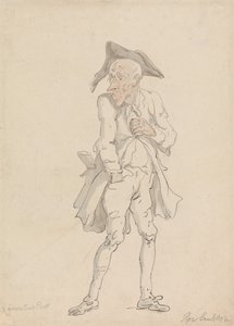 En poet från Grub Street av Thomas Rowlandson