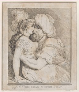En mahomedan-musfälla, 20 februari 1800, 20 februari 1800. av Thomas Rowlandson