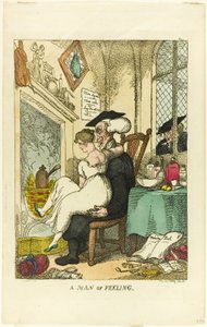 En man av känsla av Thomas Rowlandson