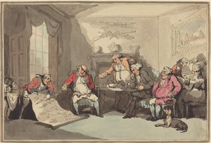 Ett milismöte av Thomas Rowlandson