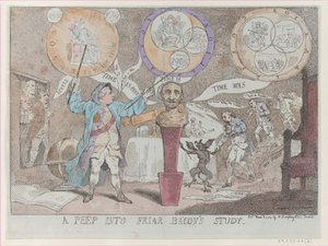 En titt i Friar Bacons studie, 3 mars 1784, 3 mars 1784. av Thomas Rowlandson