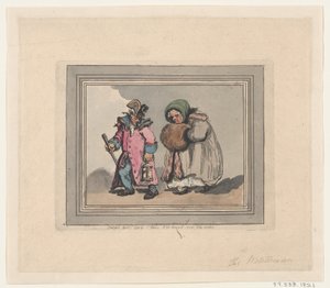 A Return from a Visit, 3 april 1798., 3 april 1798. av Thomas Rowlandson