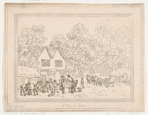 Ett lantligt stopp, 1787., 1787. av Thomas Rowlandson