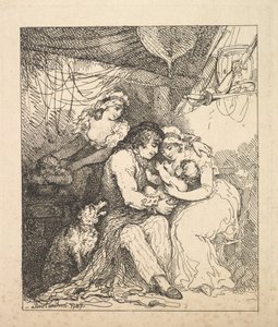 En sjömansfamilj, 1787. av Thomas Rowlandson