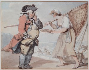 En räka, Sir?, 1799 av Thomas Rowlandson