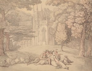 En sommaridyll av Thomas Rowlandson