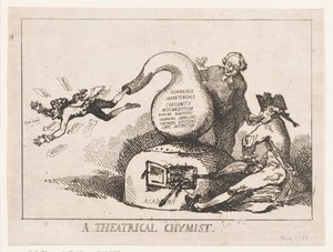 En teaterkemist av Thomas Rowlandson