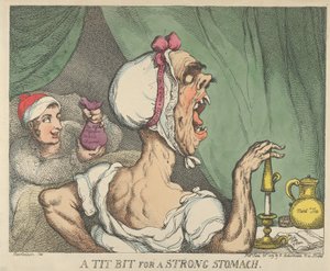 En mesbit för en stark mage, 20 juni 1809, 20 juni 1809. av Thomas Rowlandson