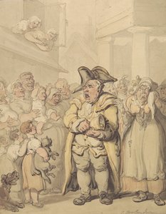 En Town Crier av Thomas Rowlandson