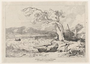 A View on the Coast of Sussex, 1 oktober 1785., 1 oktober 1785. av Thomas Rowlandson