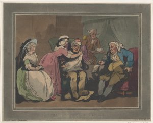Ett besök hos farbrorn, 20 december 1794, 20 december 1794 av Thomas Rowlandson