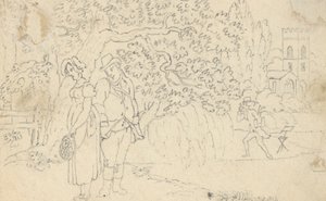 Albumritning av Thomas Rowlandson