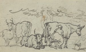 Albumritning av Thomas Rowlandson
