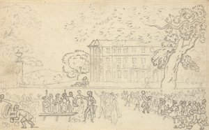 Albumritning av Thomas Rowlandson