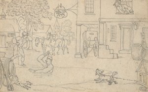 Albumritning av Thomas Rowlandson
