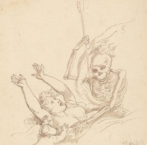 Albumteckning av Thomas Rowlandson