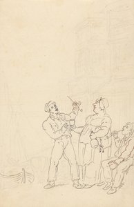 Albumteckning av Thomas Rowlandson