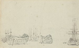 Albumteckning av Thomas Rowlandson