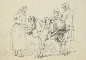 Albumteckning av Thomas Rowlandson